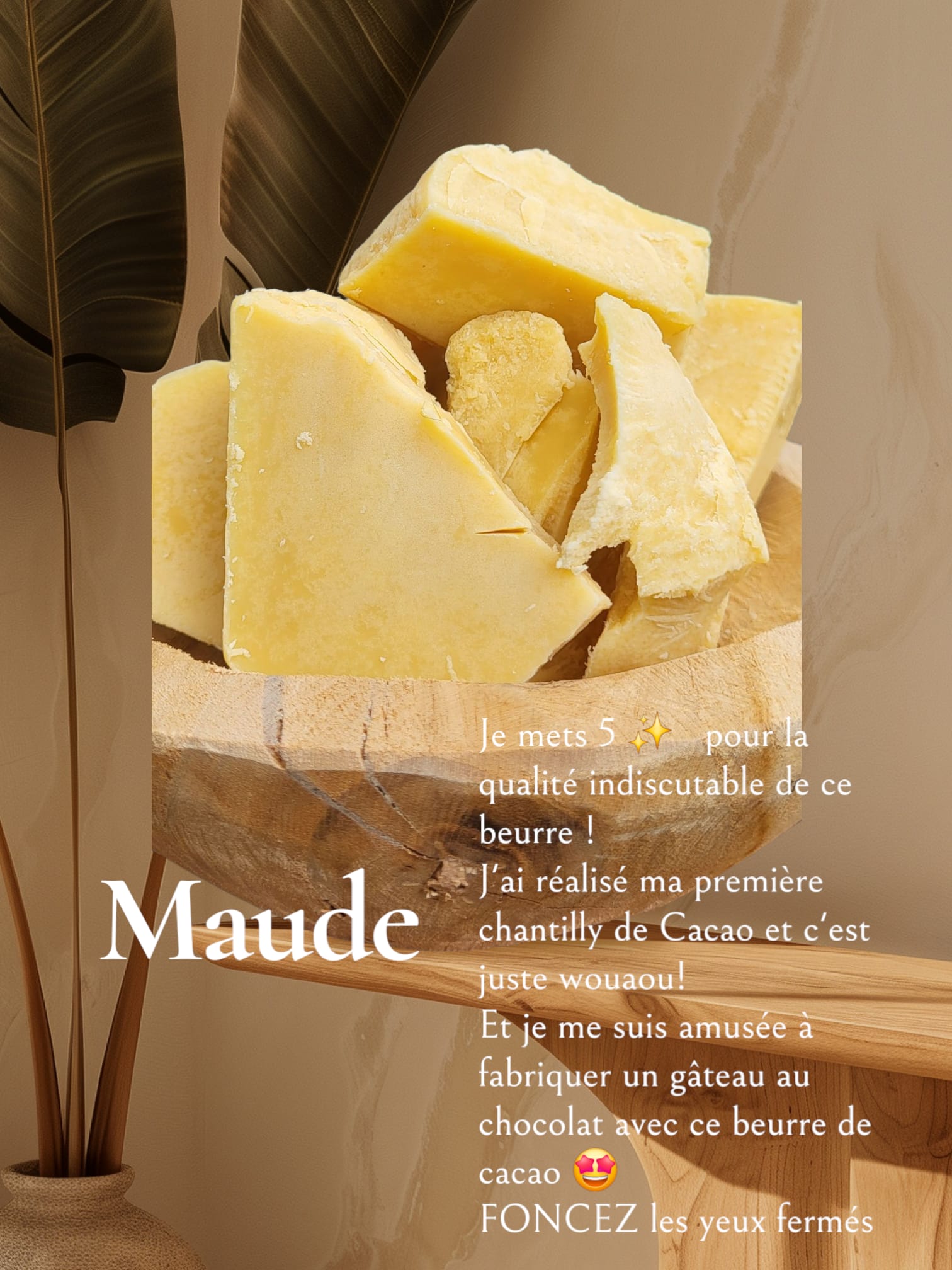 ✨ Le Beurre de Cacao Brut du Cameroun : Un Trésor Naturel aux Mille Vertus